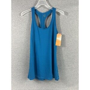 Champion Duo Dry Tank Top Women’s T-Back Turquoise  Size Large  #1